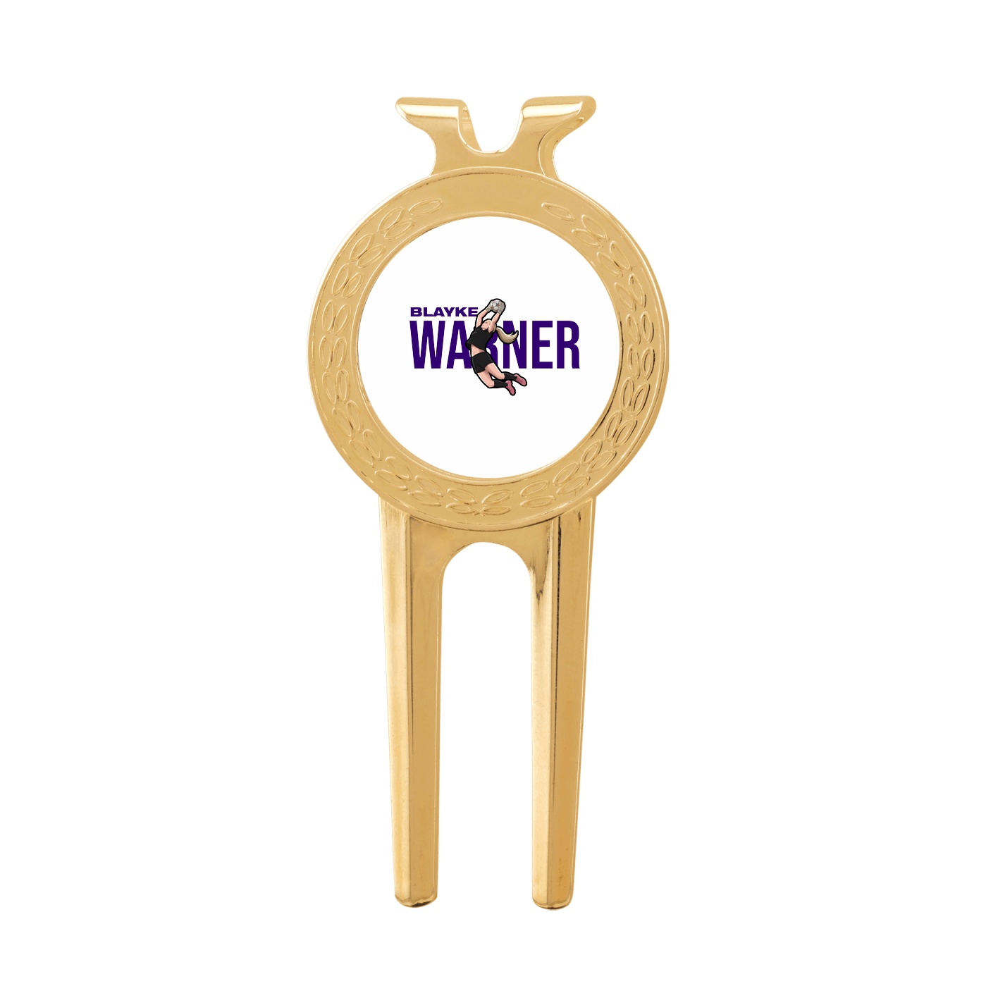 Divot Tool with Ball Marker — Player Name in Classic