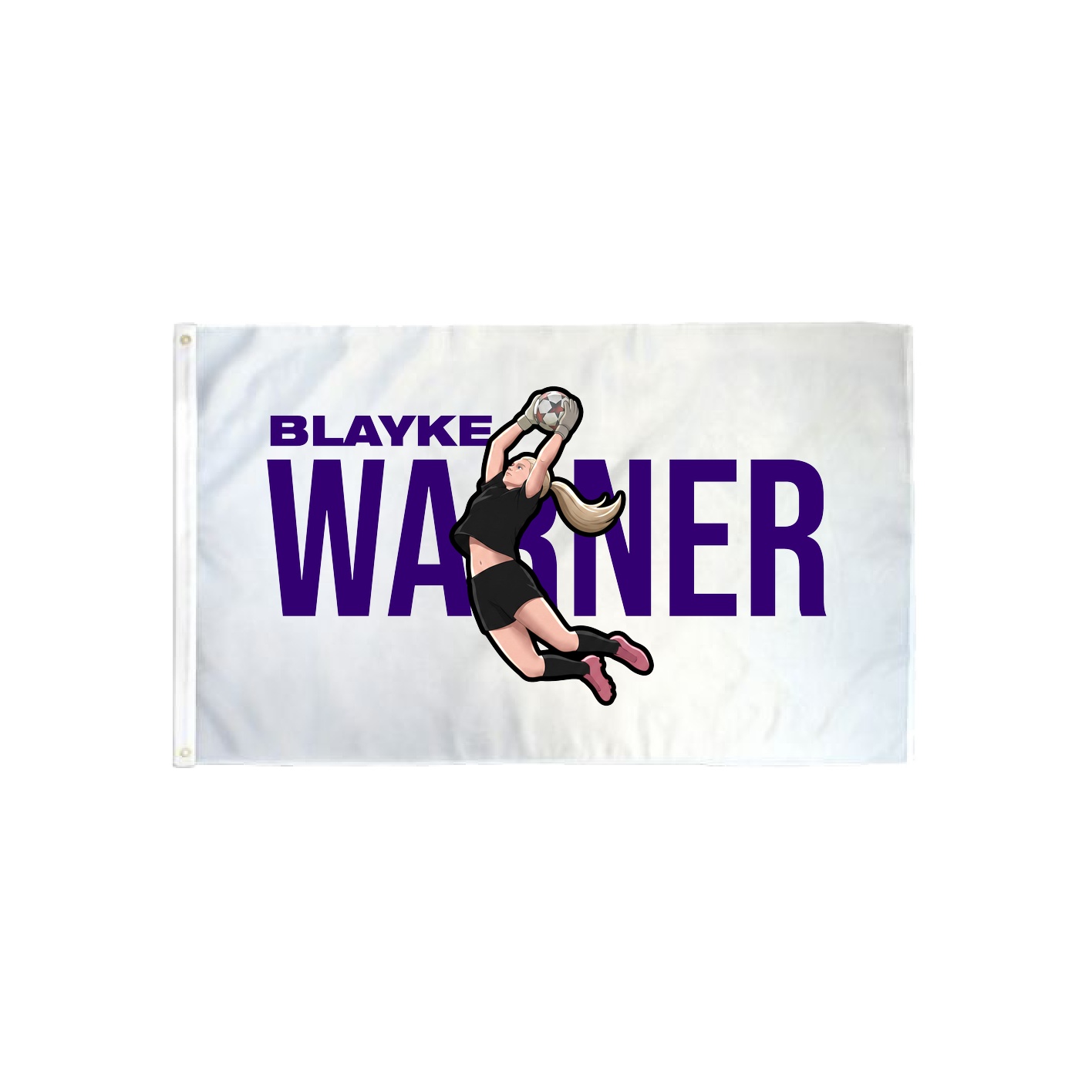 3x5 Flag — Player Name in Classic
