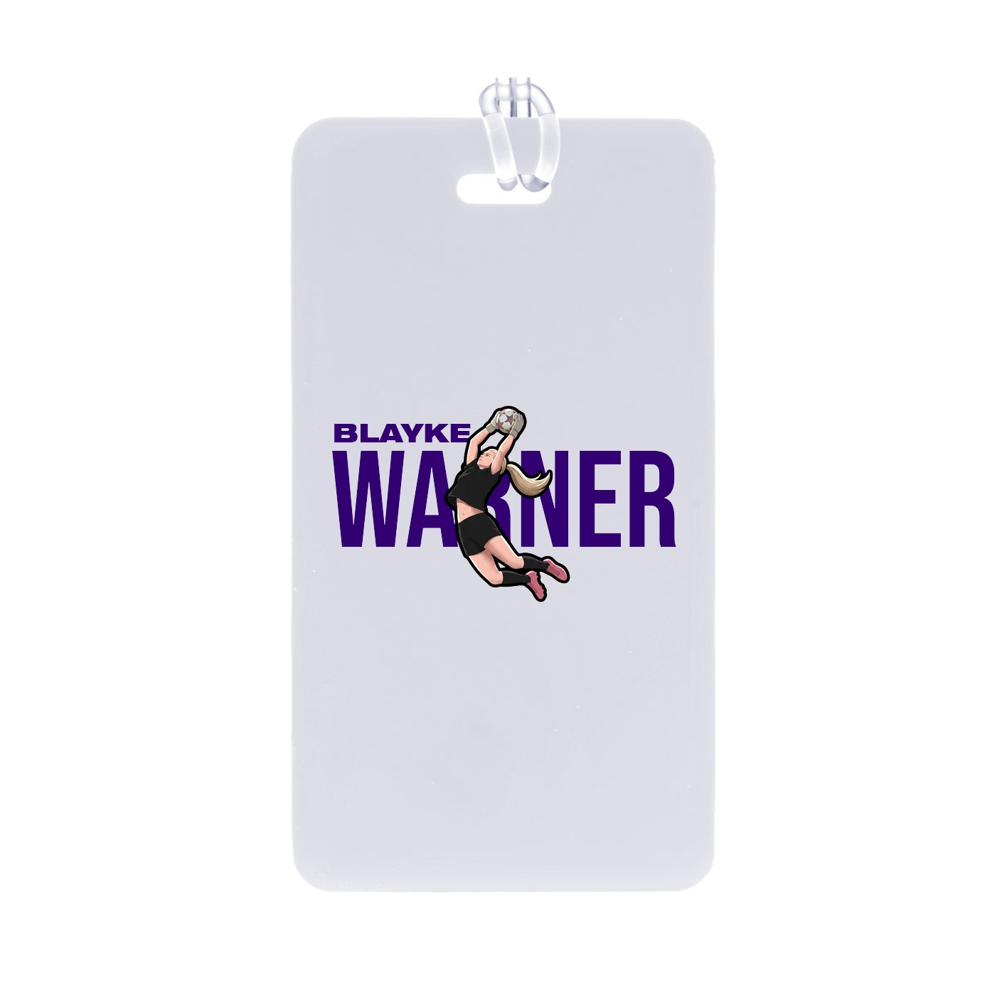 Bag Tag — Player Name in Classic