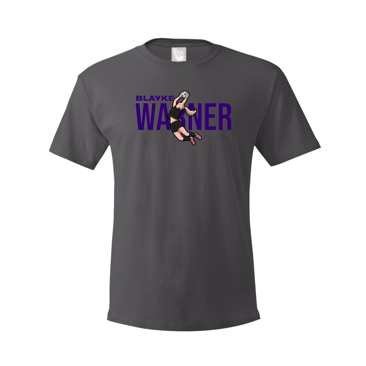 Tee — Player Name in Grey