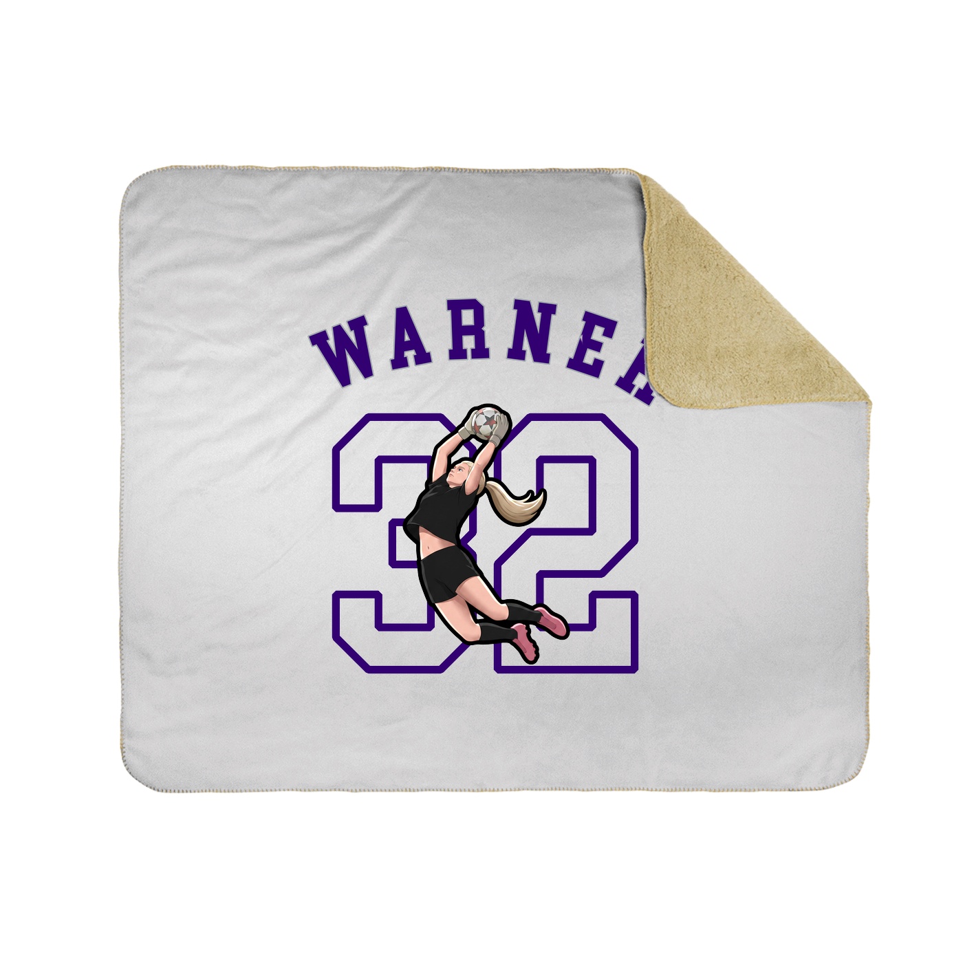 Throw Blanket — Shirsey Arch in White