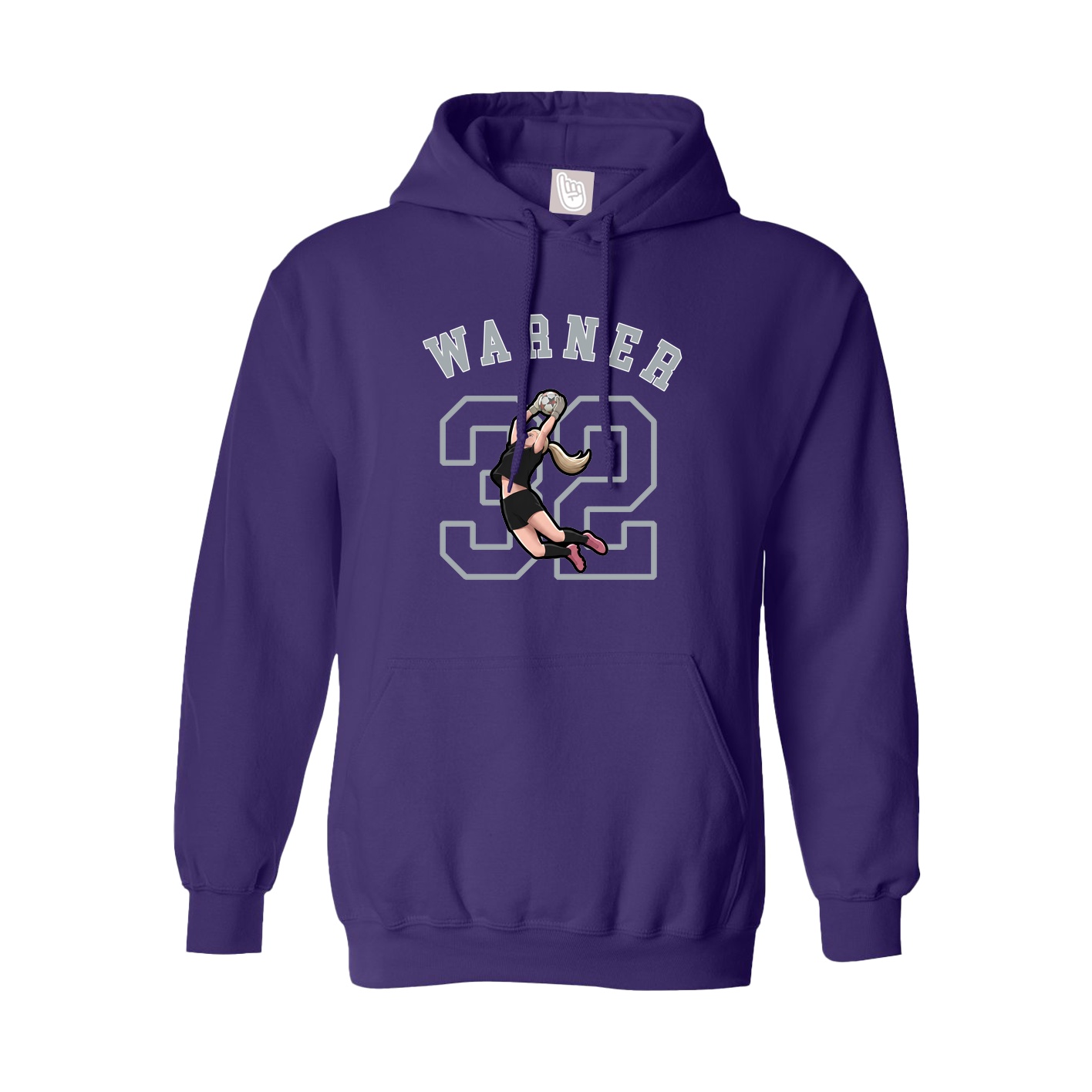 Hoodie — Shirsey Arch in Purple