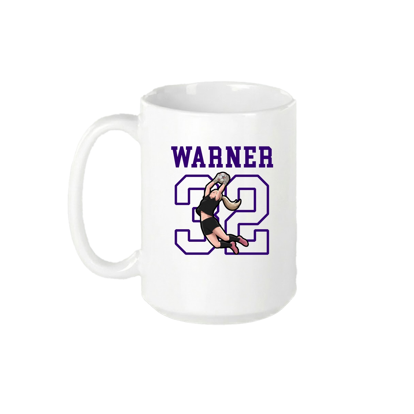 15oz Coffee Mug — Shirsey in White