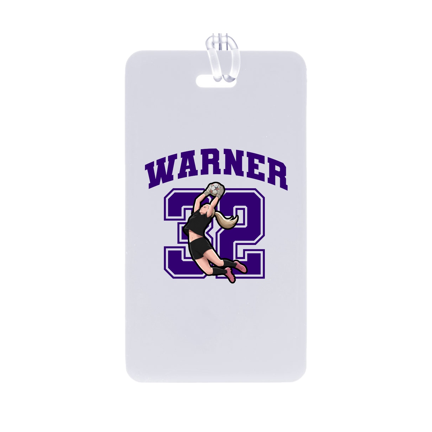 Bag Tag — Number in Classic