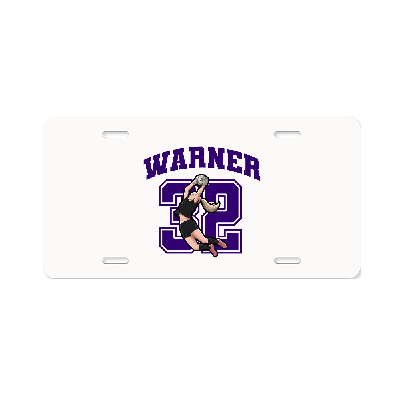 License Plate — Number in Classic