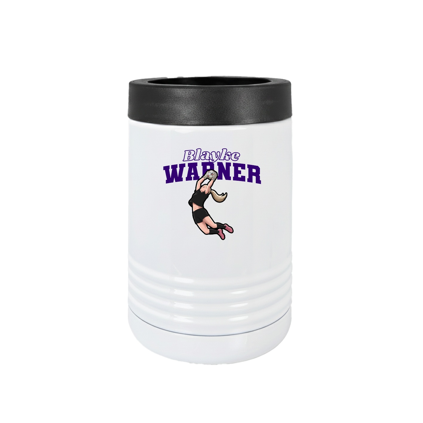 Beverage Holder — Name Arch in White