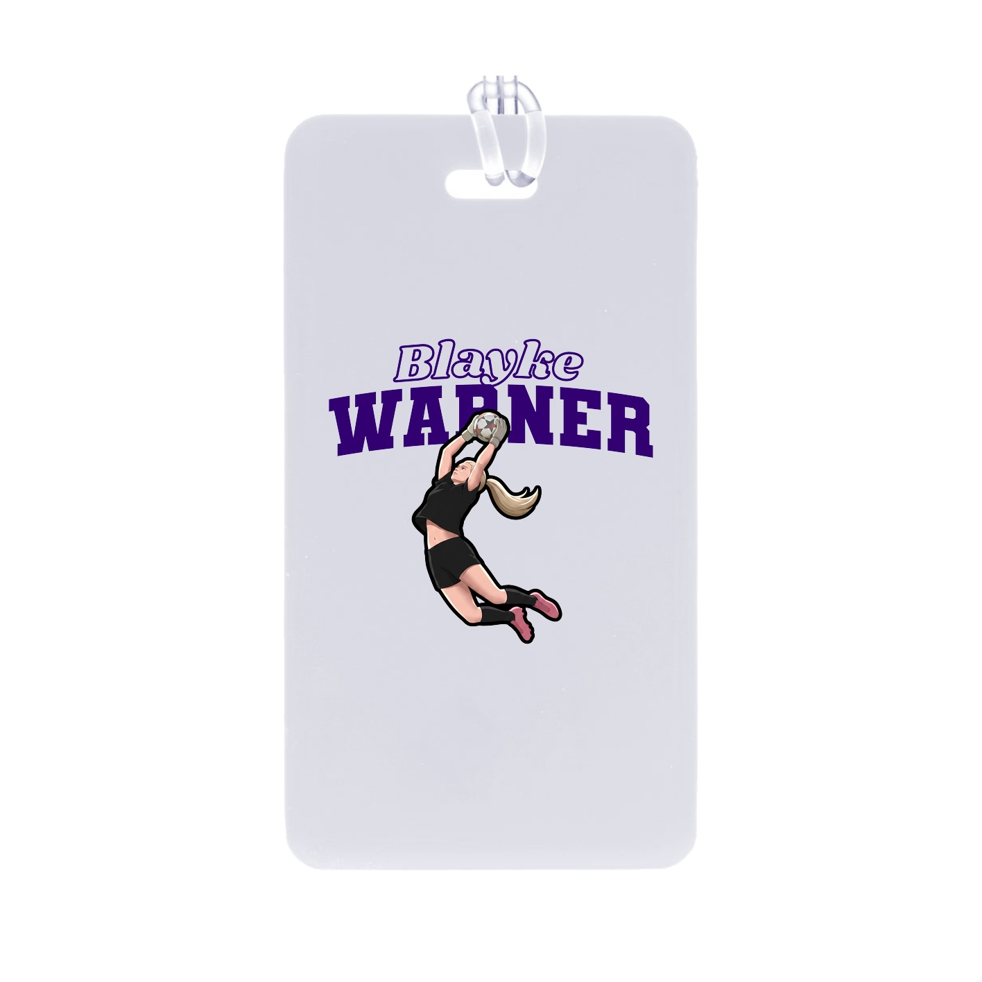 Bag Tag — Name Arch in Classic