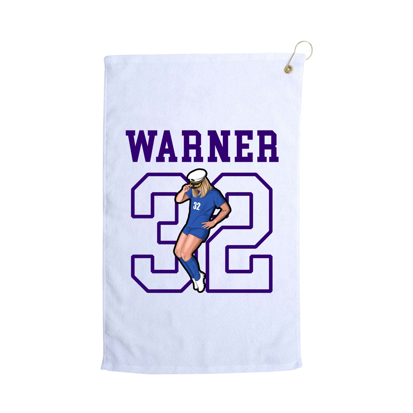 Golf Towel — Shirsey in White