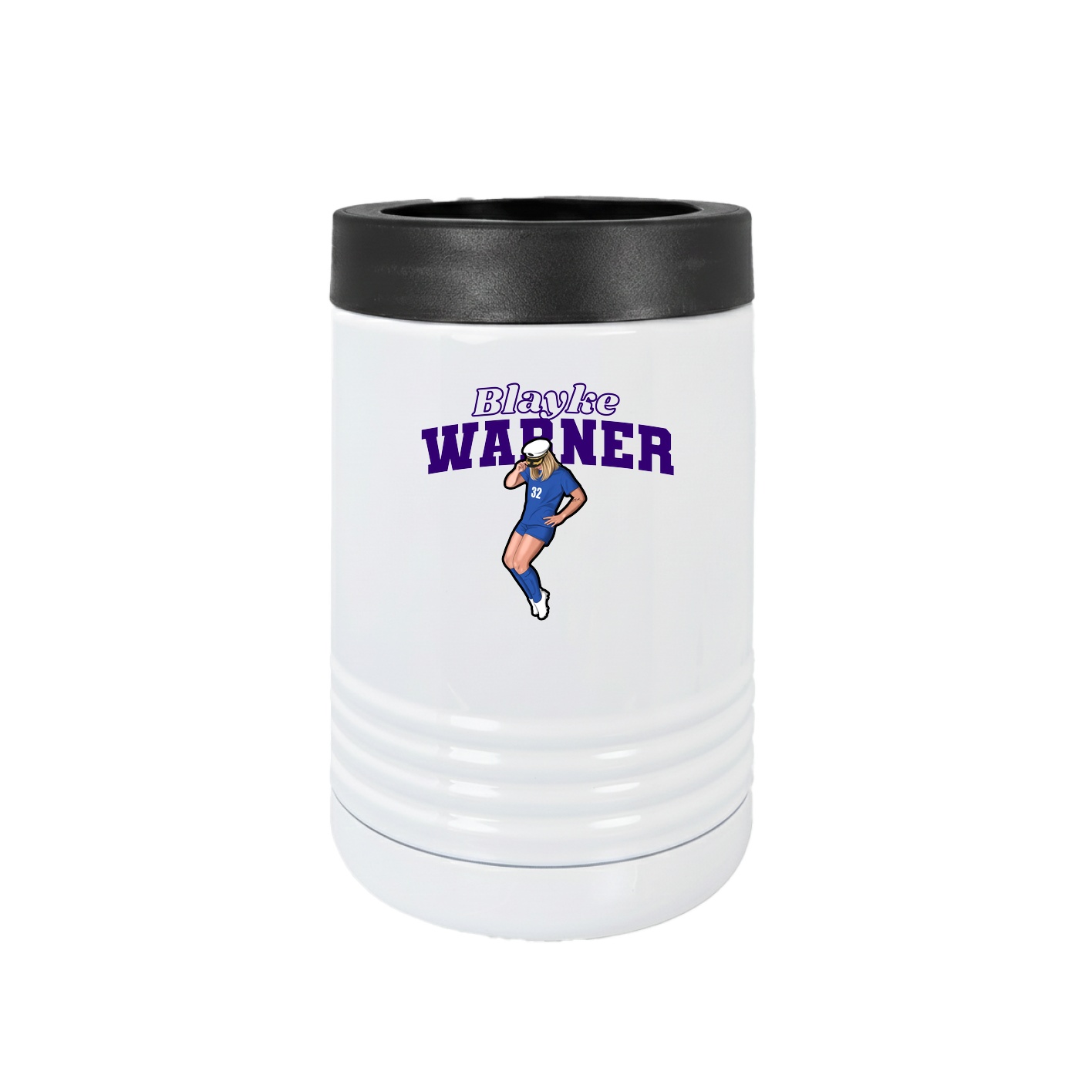 Beverage Holder — Name Arch in White