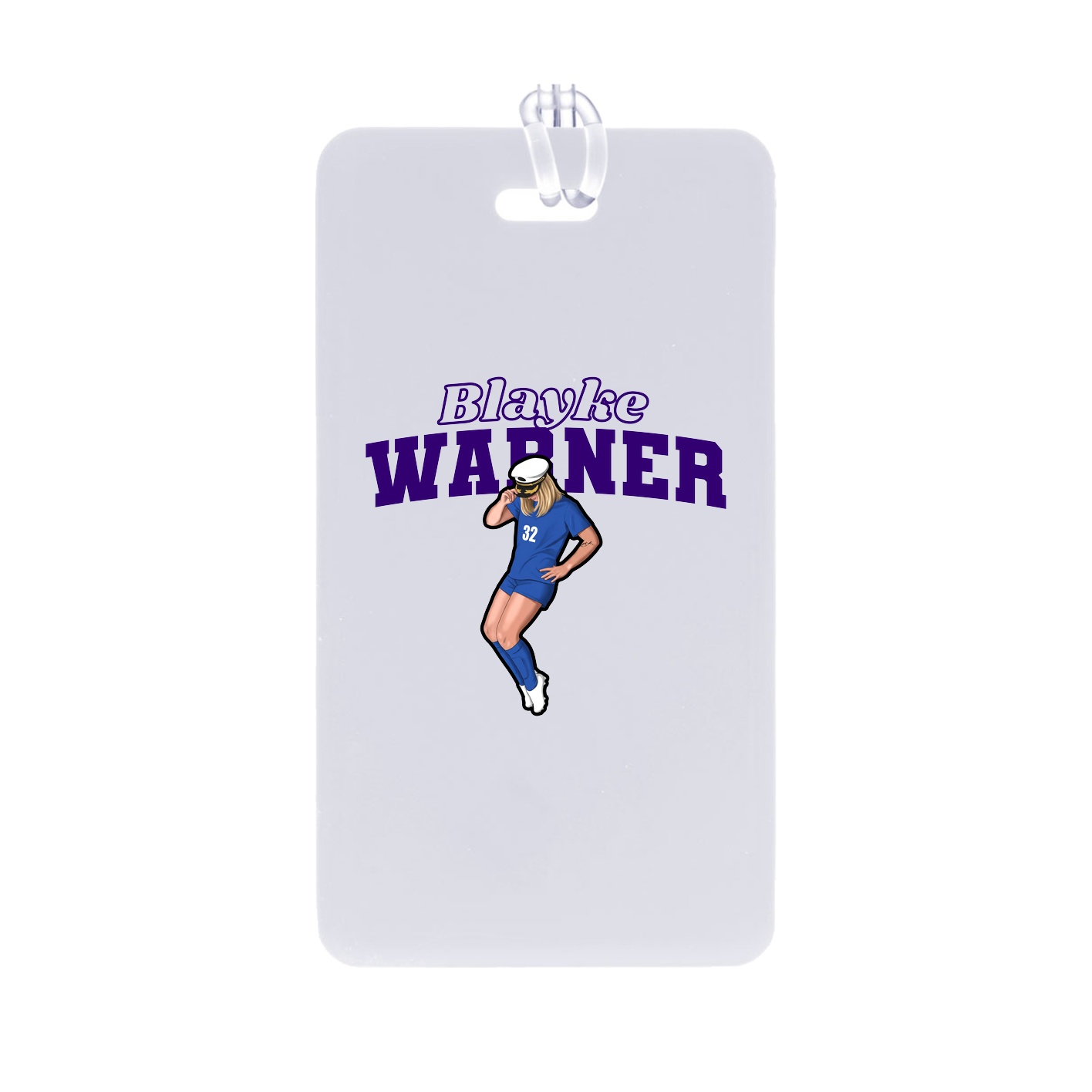 Bag Tag — Name Arch in Classic