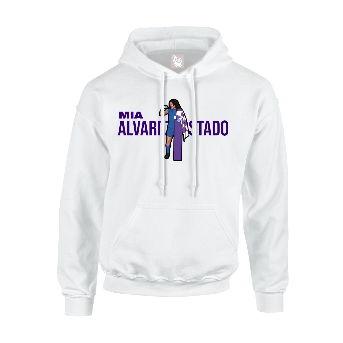 Hoodie — Player Name in White