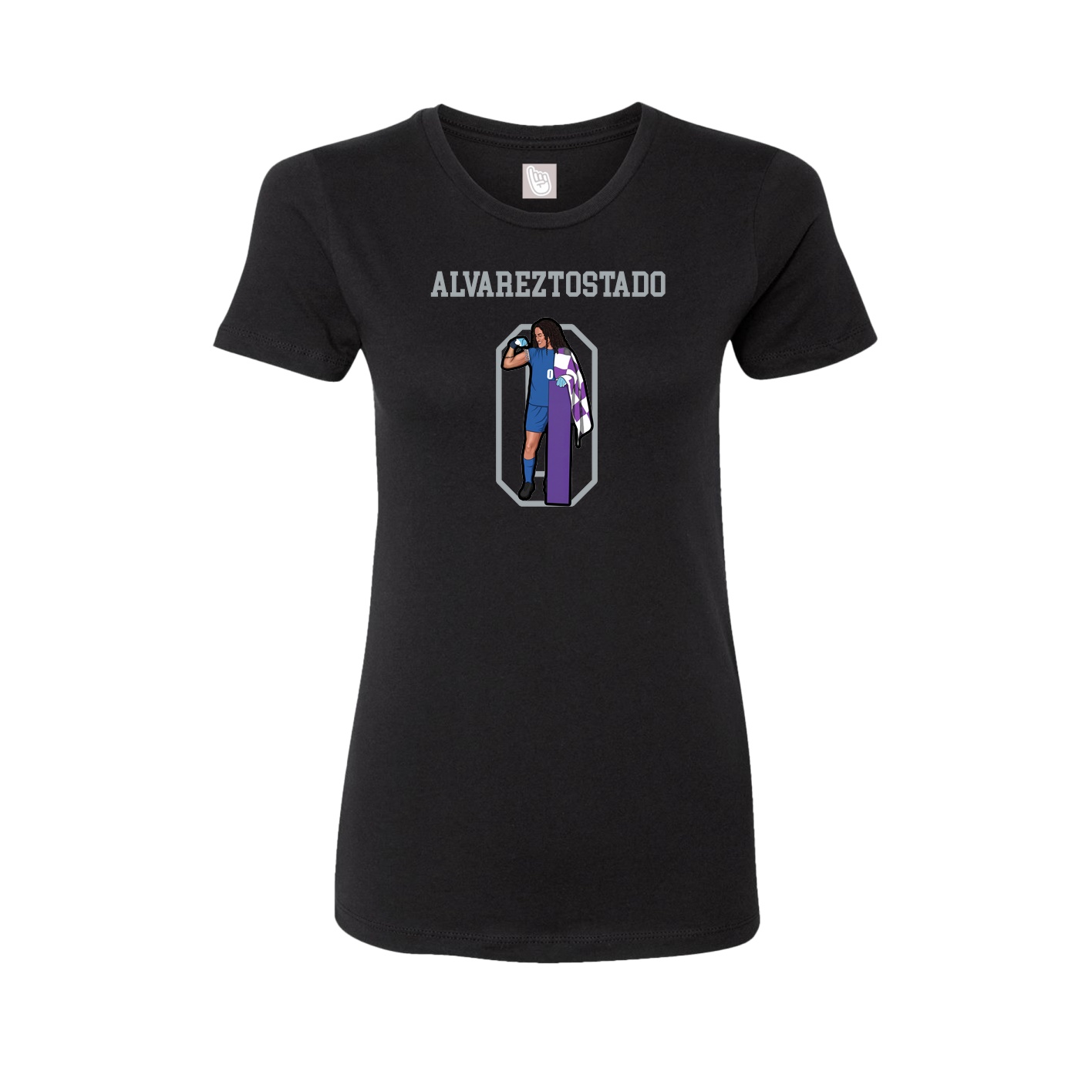 Fitted Women's Tee — Shirsey in Black