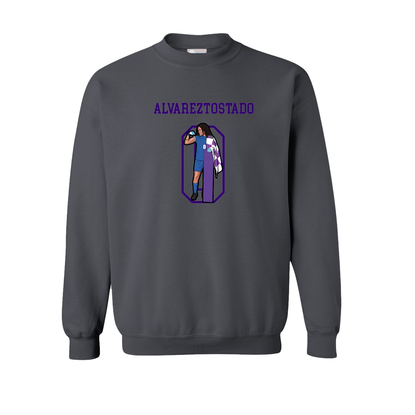 Fleece Crew — Shirsey in Grey