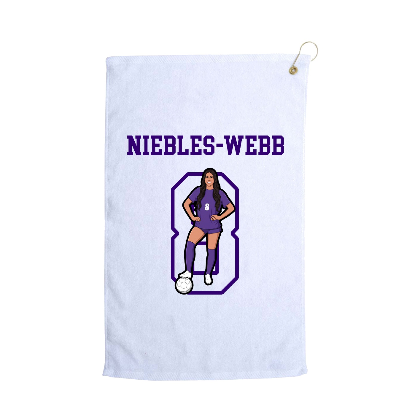 Golf Towel — Shirsey in White
