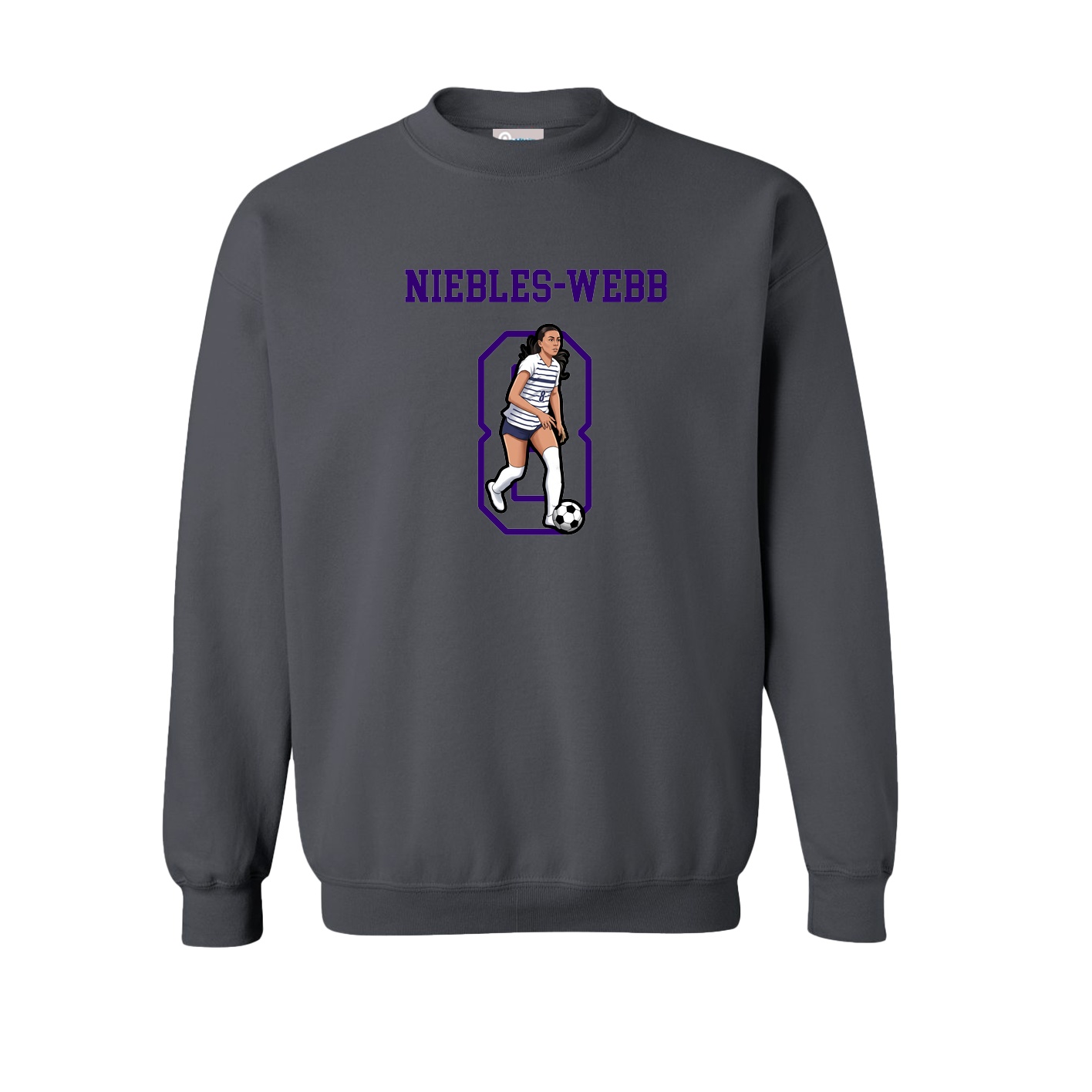 Fleece Crew — Shirsey in Grey
