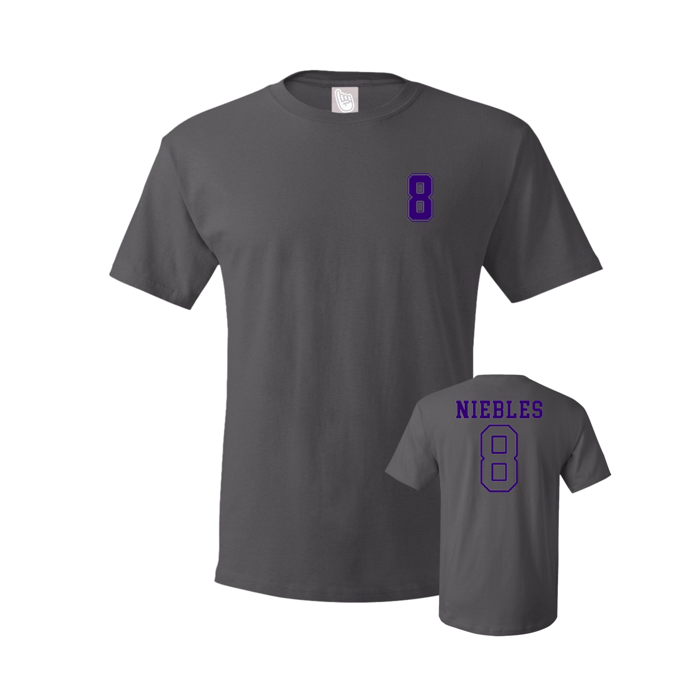 Tee — Chest Back in Grey