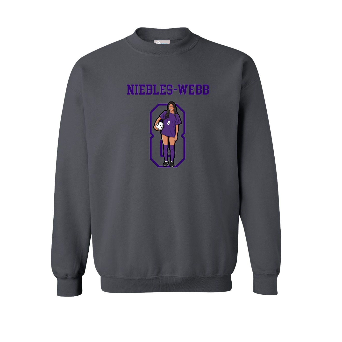 Fleece Crew — Shirsey in Grey