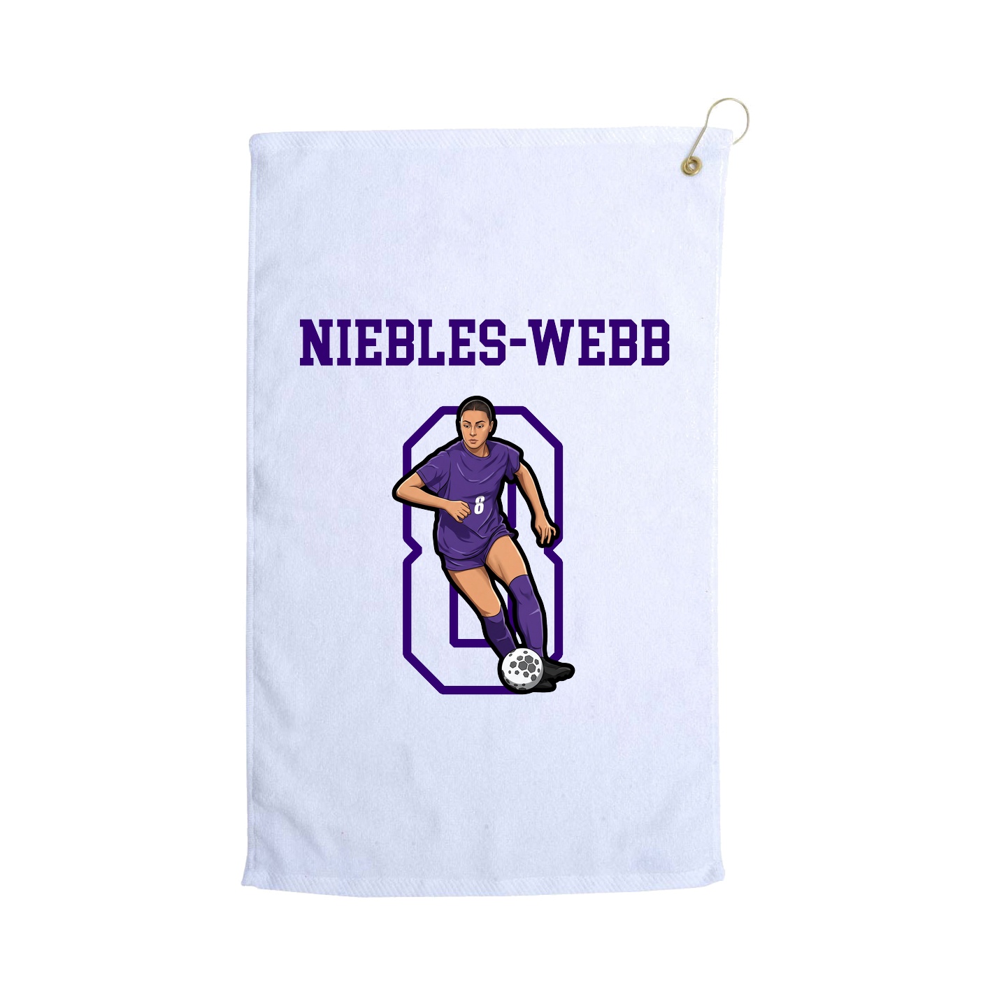 Golf Towel — Shirsey in White