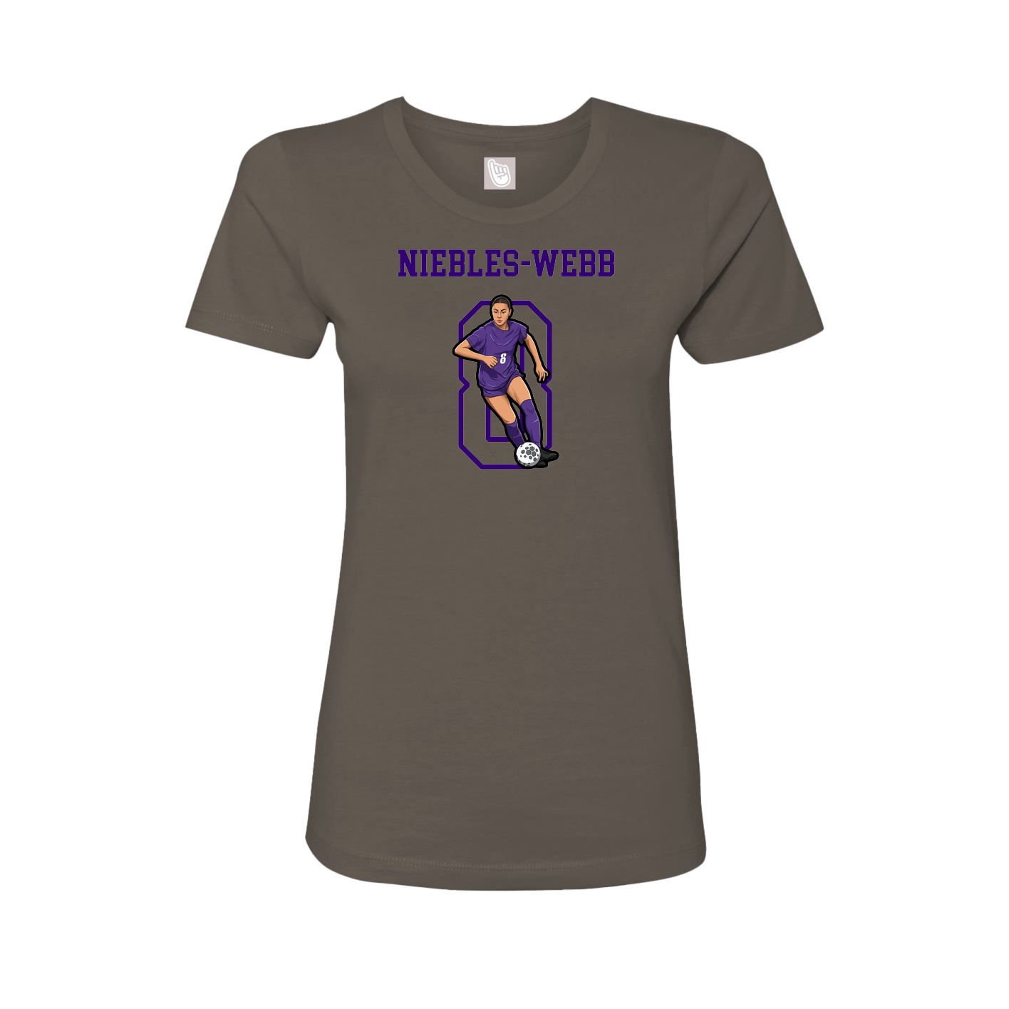 Fitted Women's Tee — Shirsey in Grey