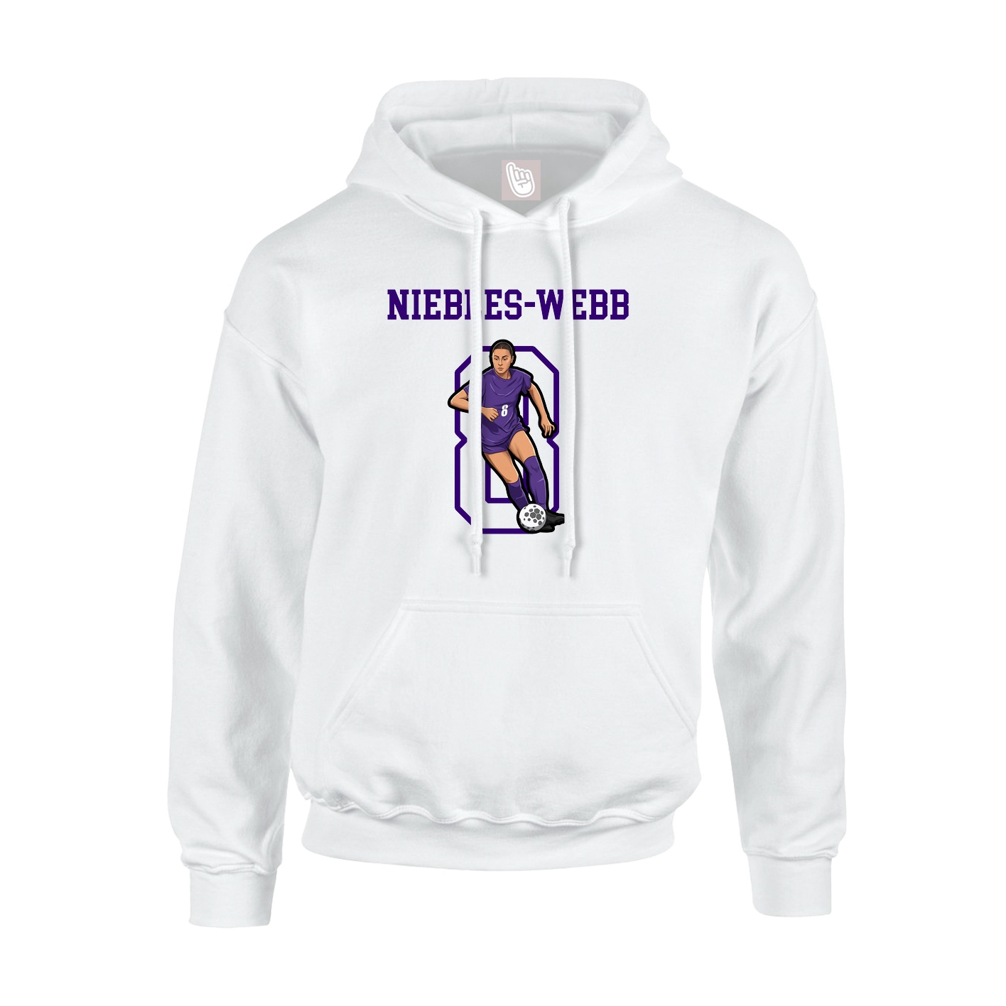 Youth Hoodie — Shirsey in White