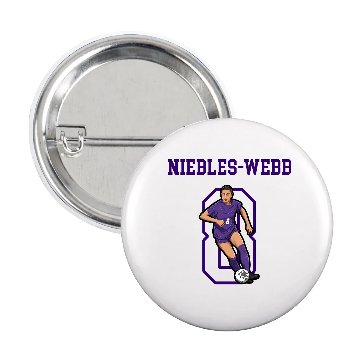 Game Day Button — Shirsey in White