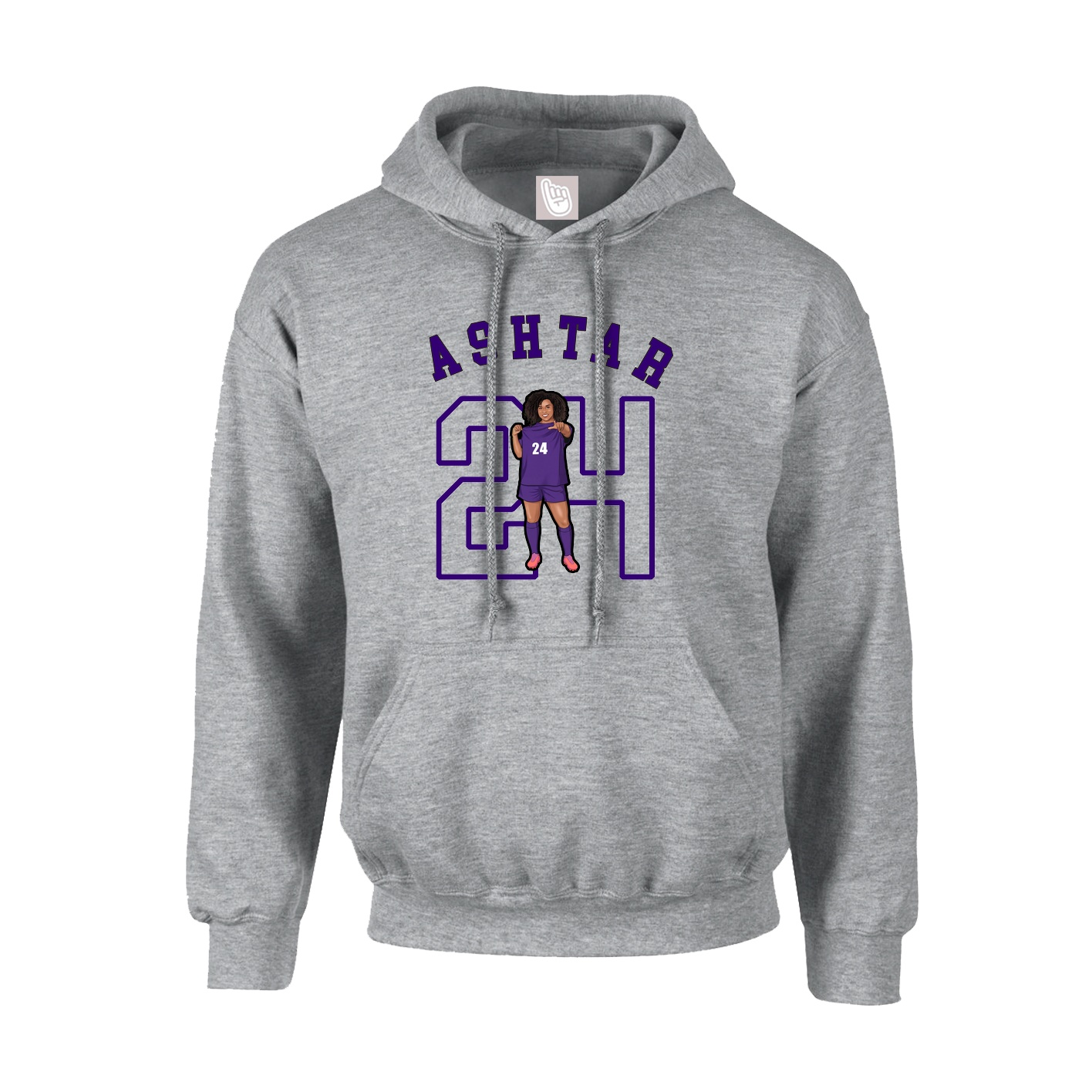 Youth Hoodie — Shirsey Arch in Grey