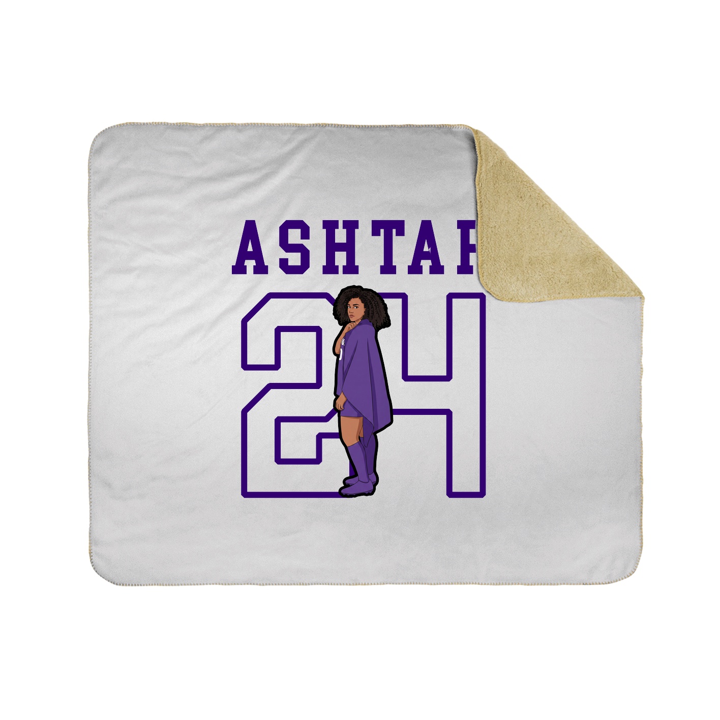 Throw Blanket — Shirsey in White