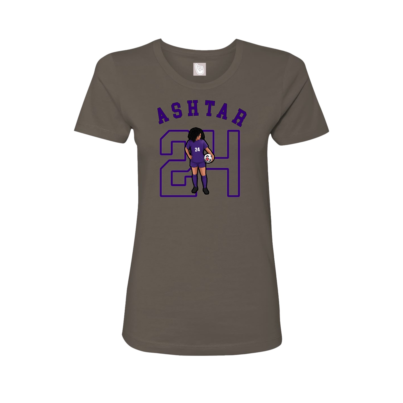 Fitted Women's Tee — Shirsey Arch in Grey