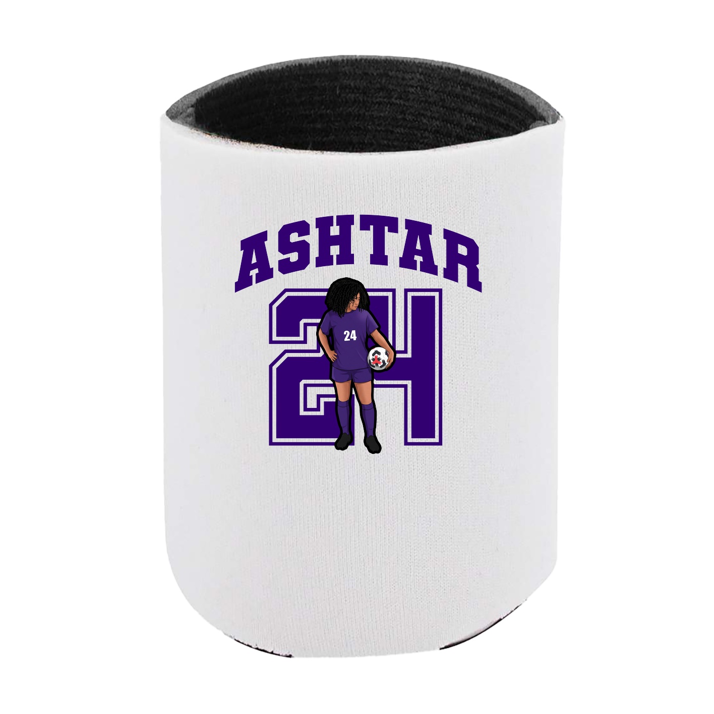 Can Holder — Number in White