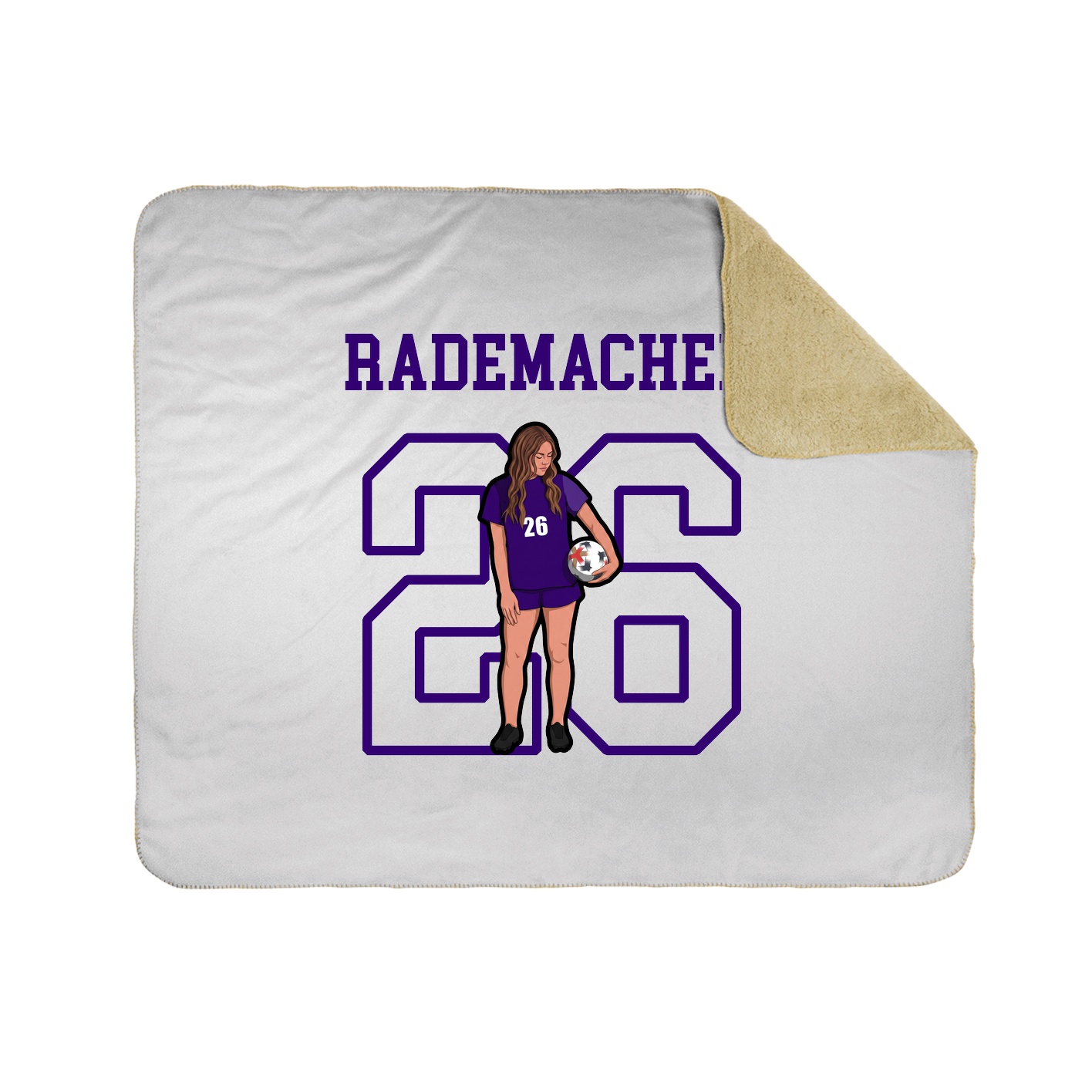 Throw Blanket — Shirsey in White