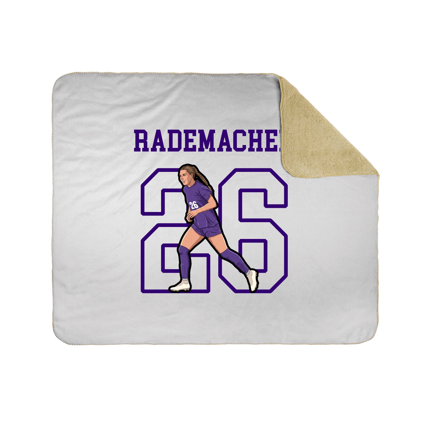 Throw Blanket — Shirsey in White