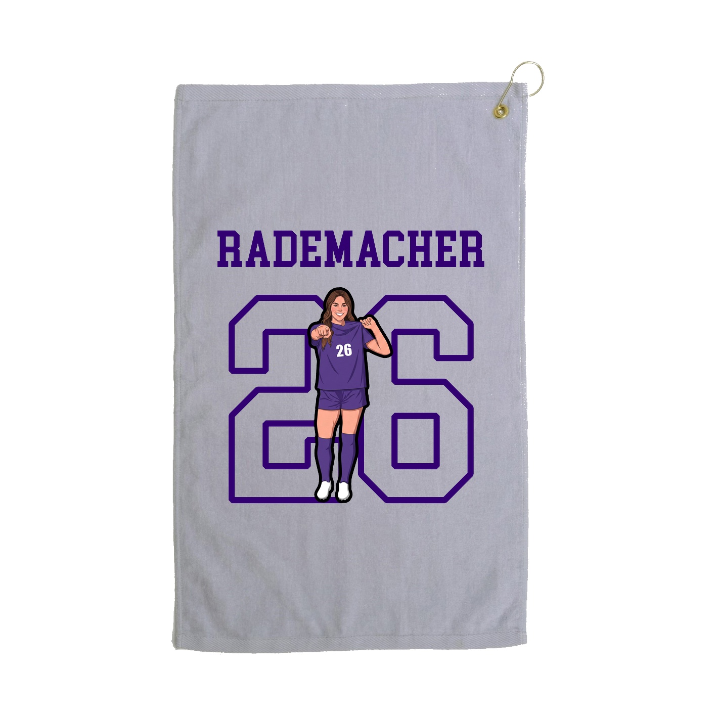 Golf Towel — Shirsey in Grey