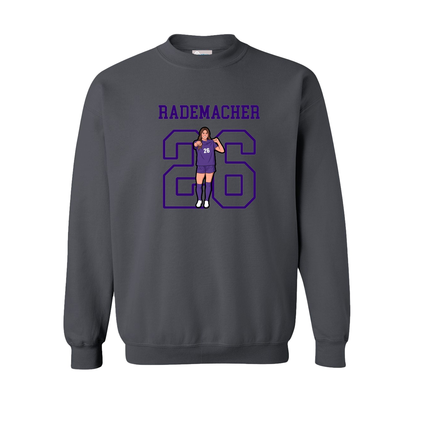 Fleece Crew — Shirsey in Grey
