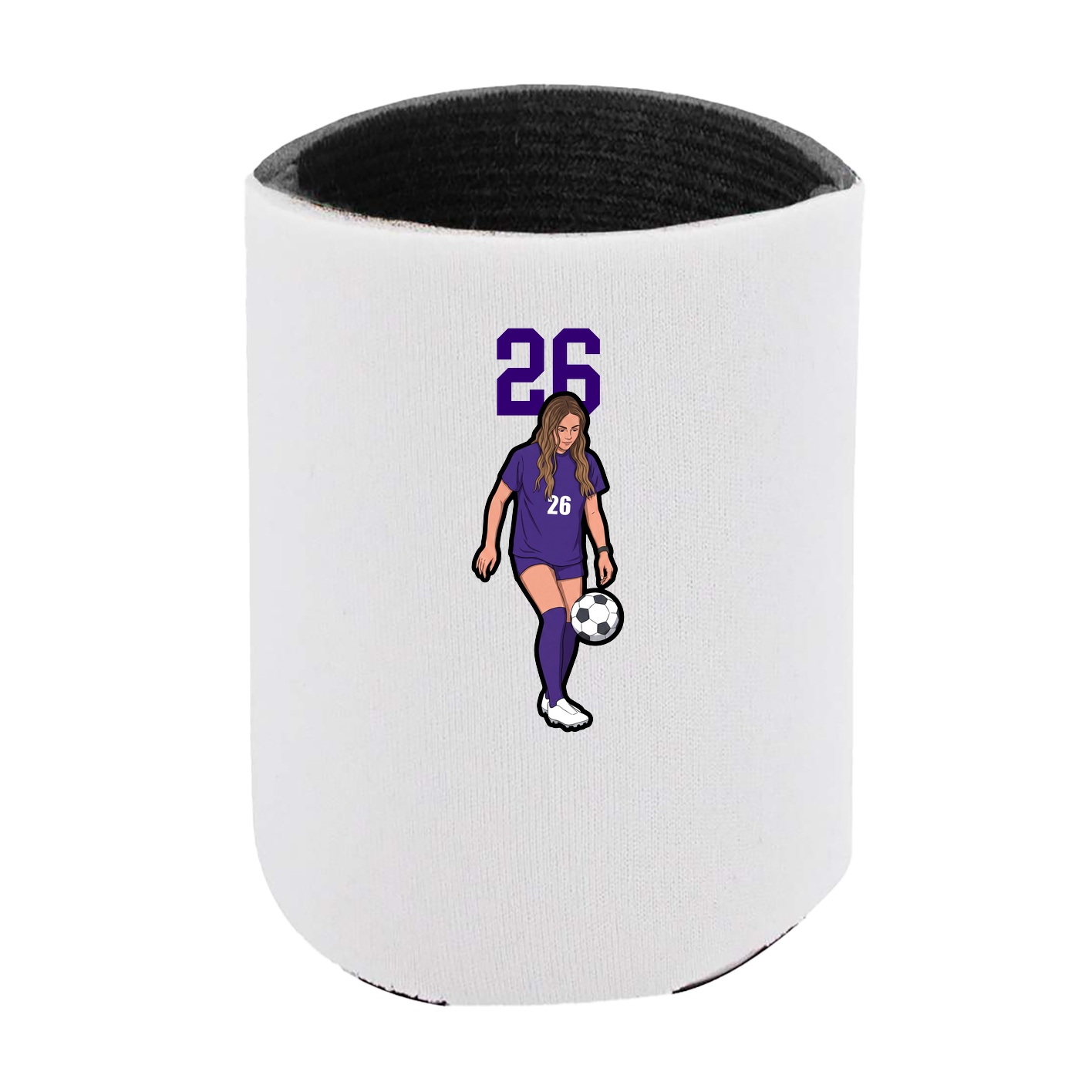 Can Holder — Number Top in White