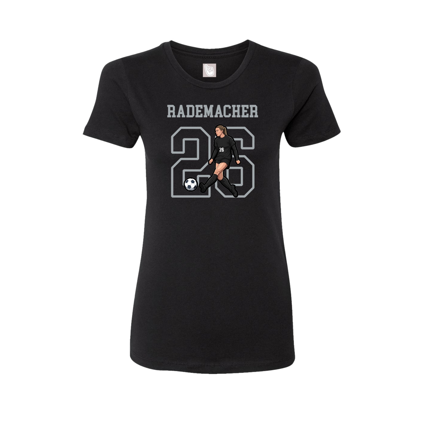 Fitted Women's Tee — Shirsey in Black