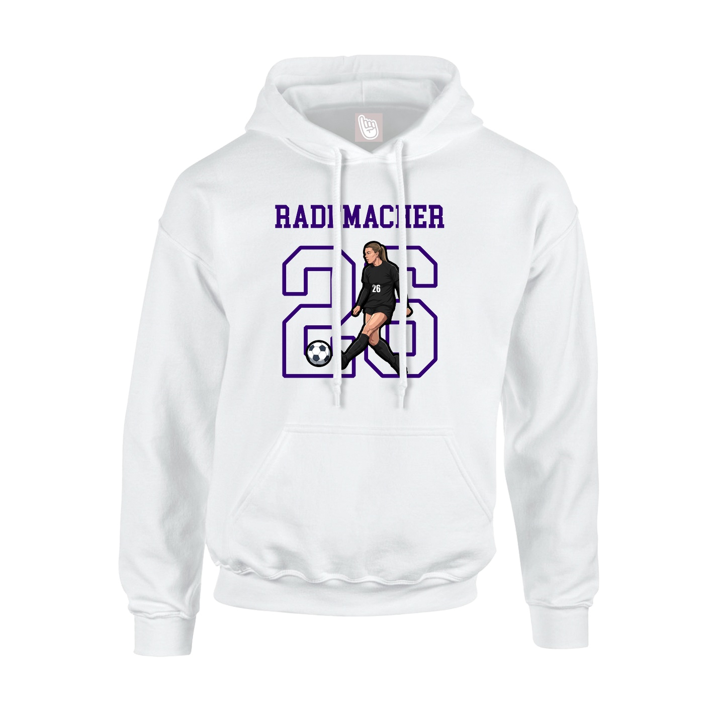 Youth Hoodie — Shirsey in White