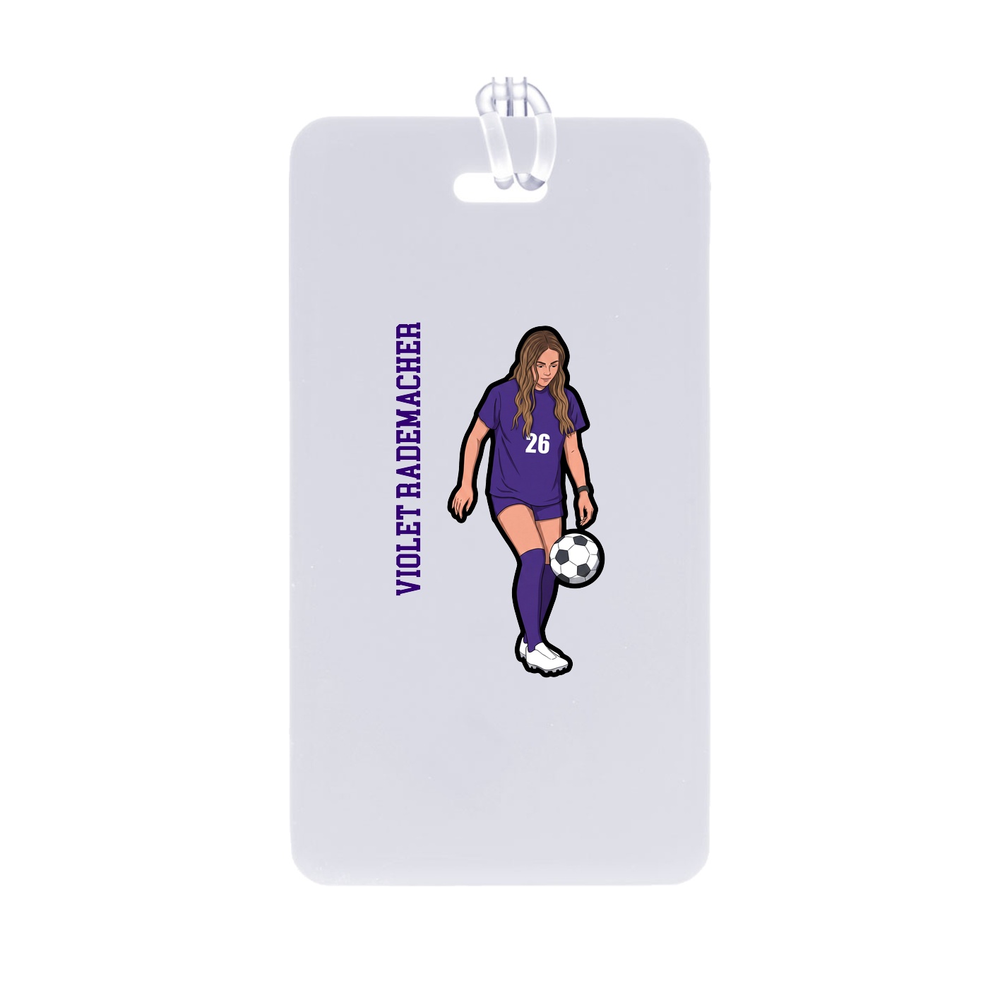 Bag Tag — Name Vertical in Classic