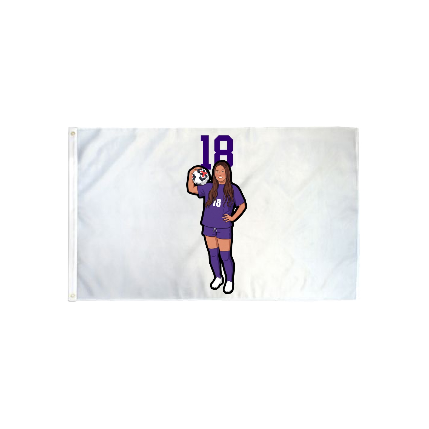 3x5 Flag — Number Top in Classic