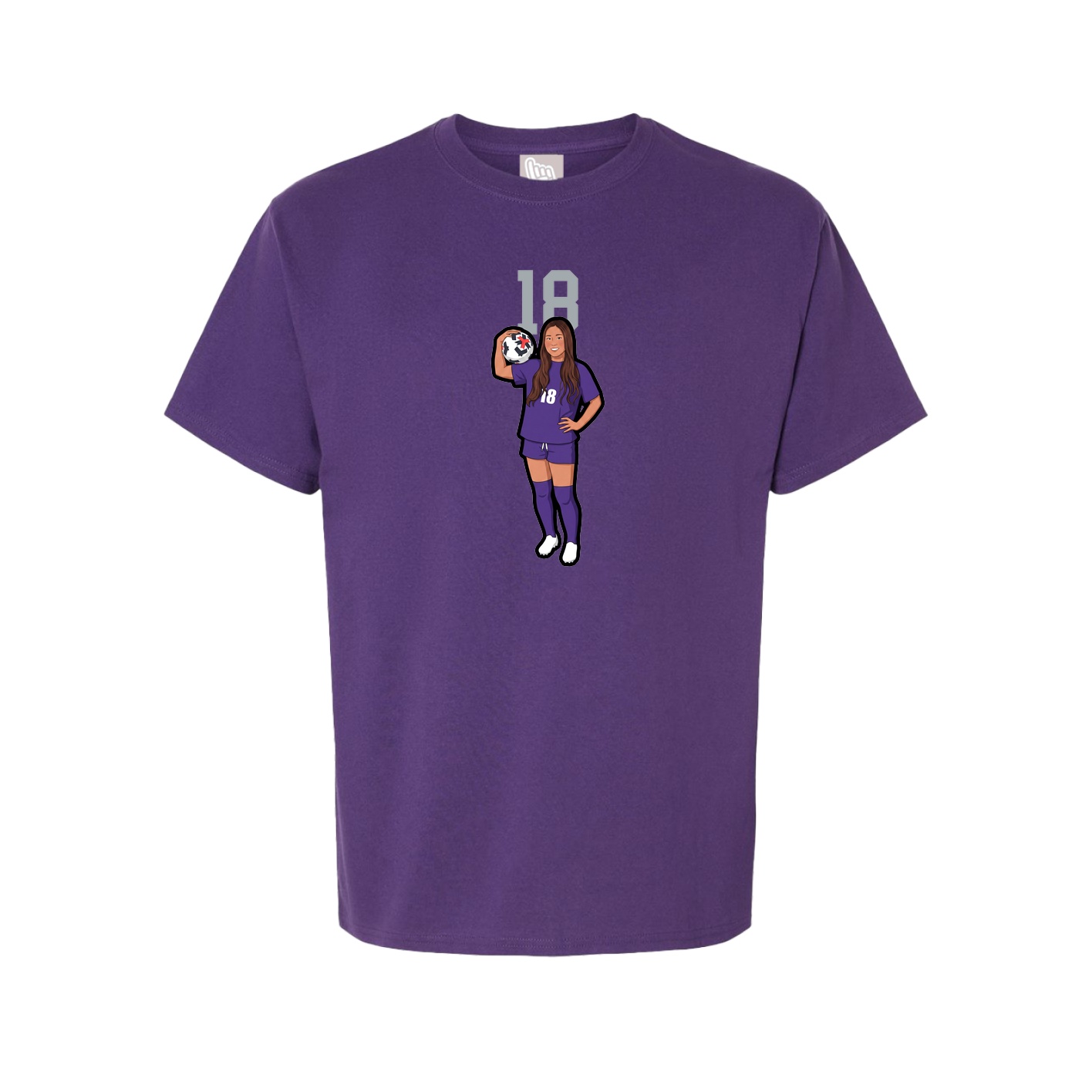Tee — Number Top in Purple