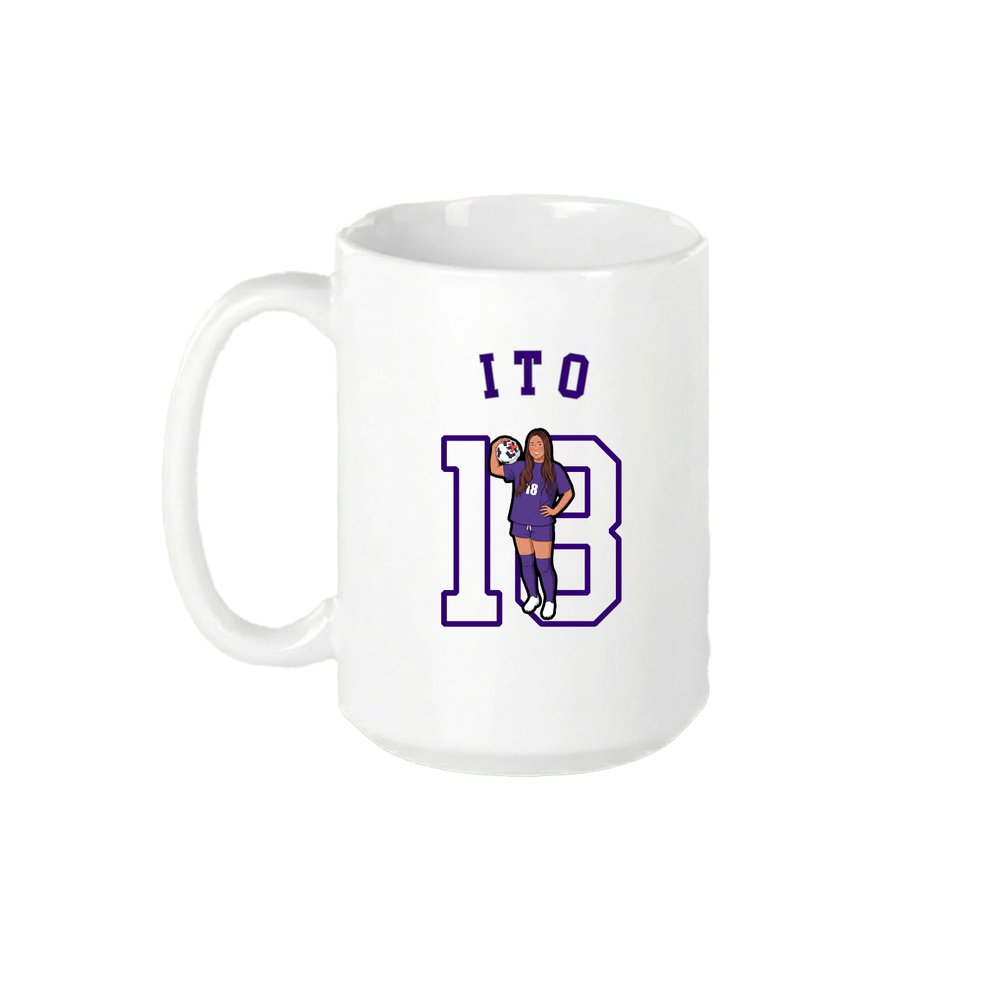 15oz Coffee Mug — Shirsey Arch in White