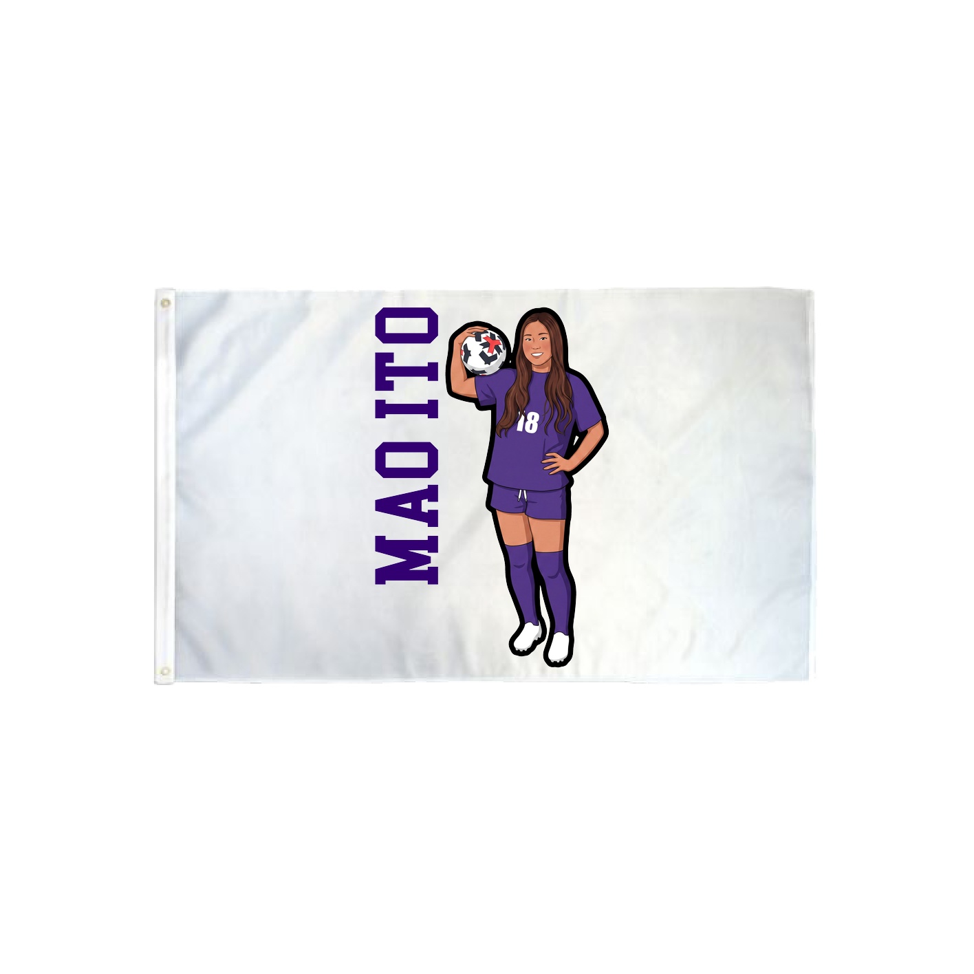 3x5 Flag — Name Vertical in Classic