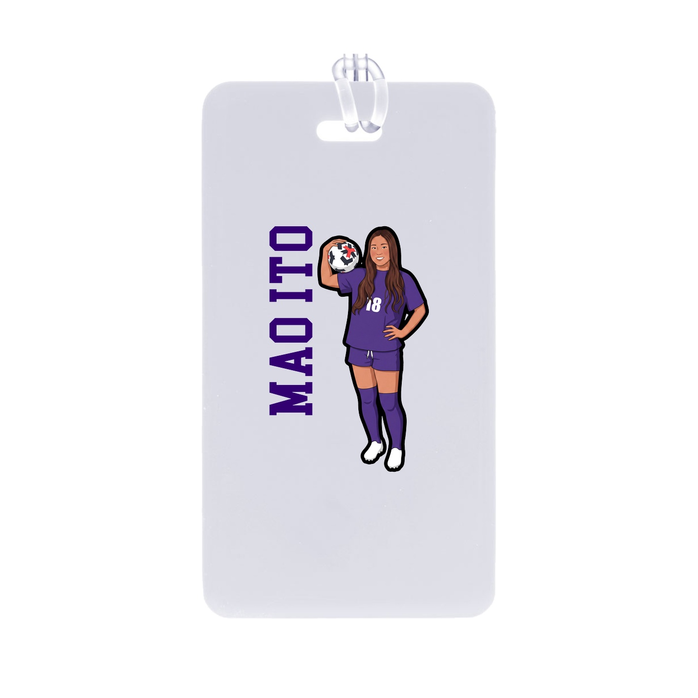 Bag Tag — Name Vertical in Classic