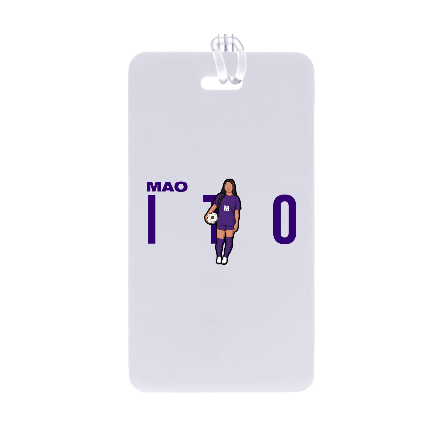 Bag Tag — Player Name in Classic