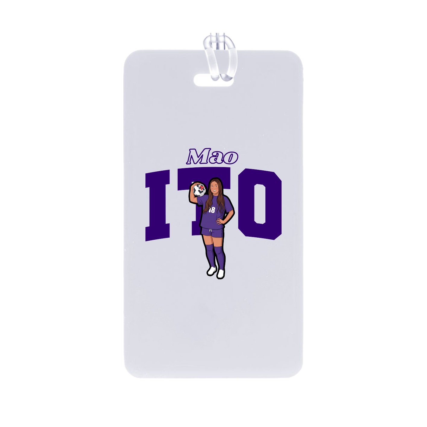 Bag Tag — Name Arch in Classic