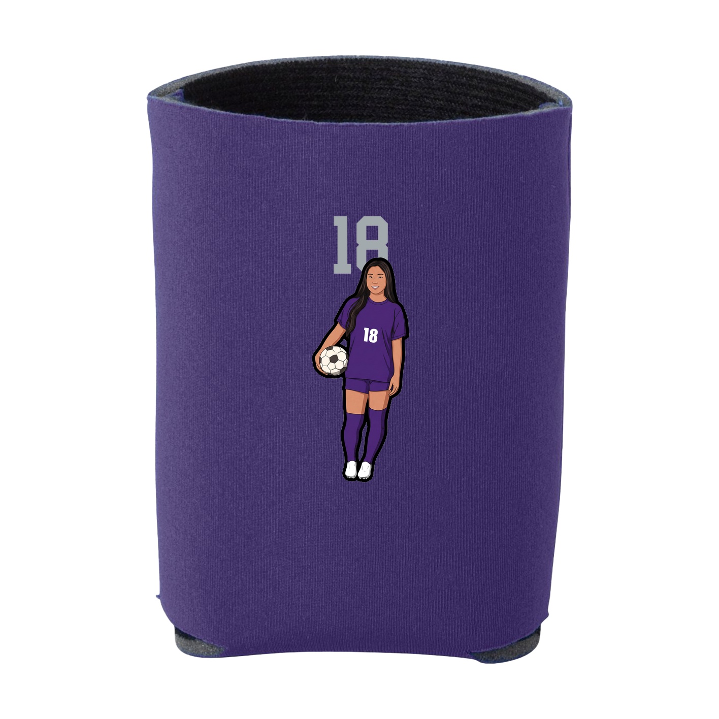 Can Holder — Number Top in Purple
