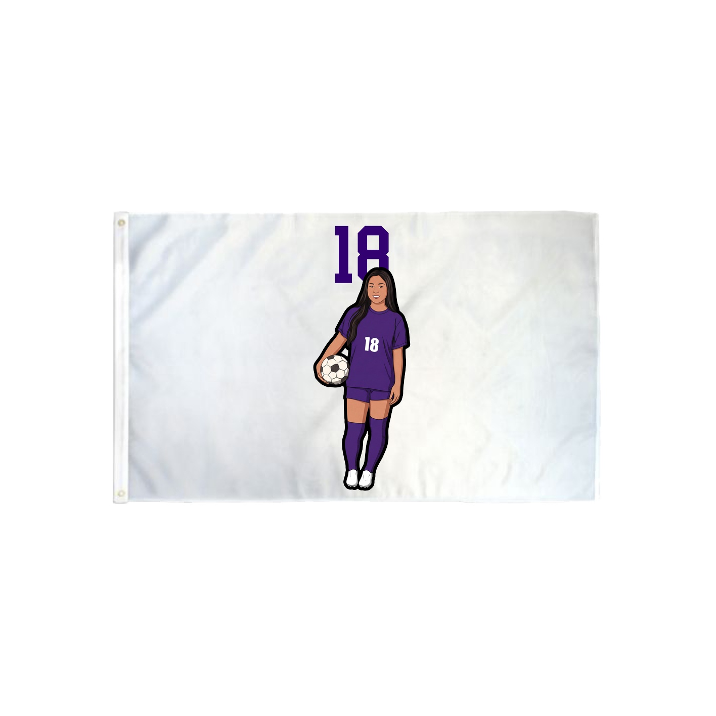 3x5 Flag — Number Top in Classic