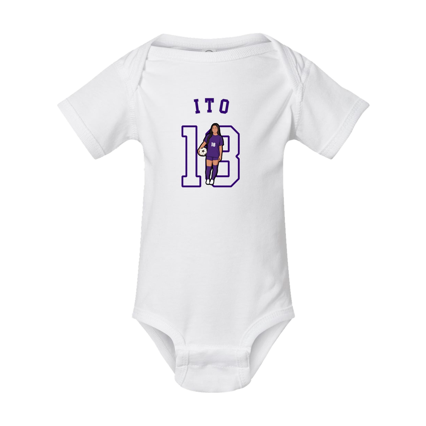 Baby Onesie — Shirsey Arch in White