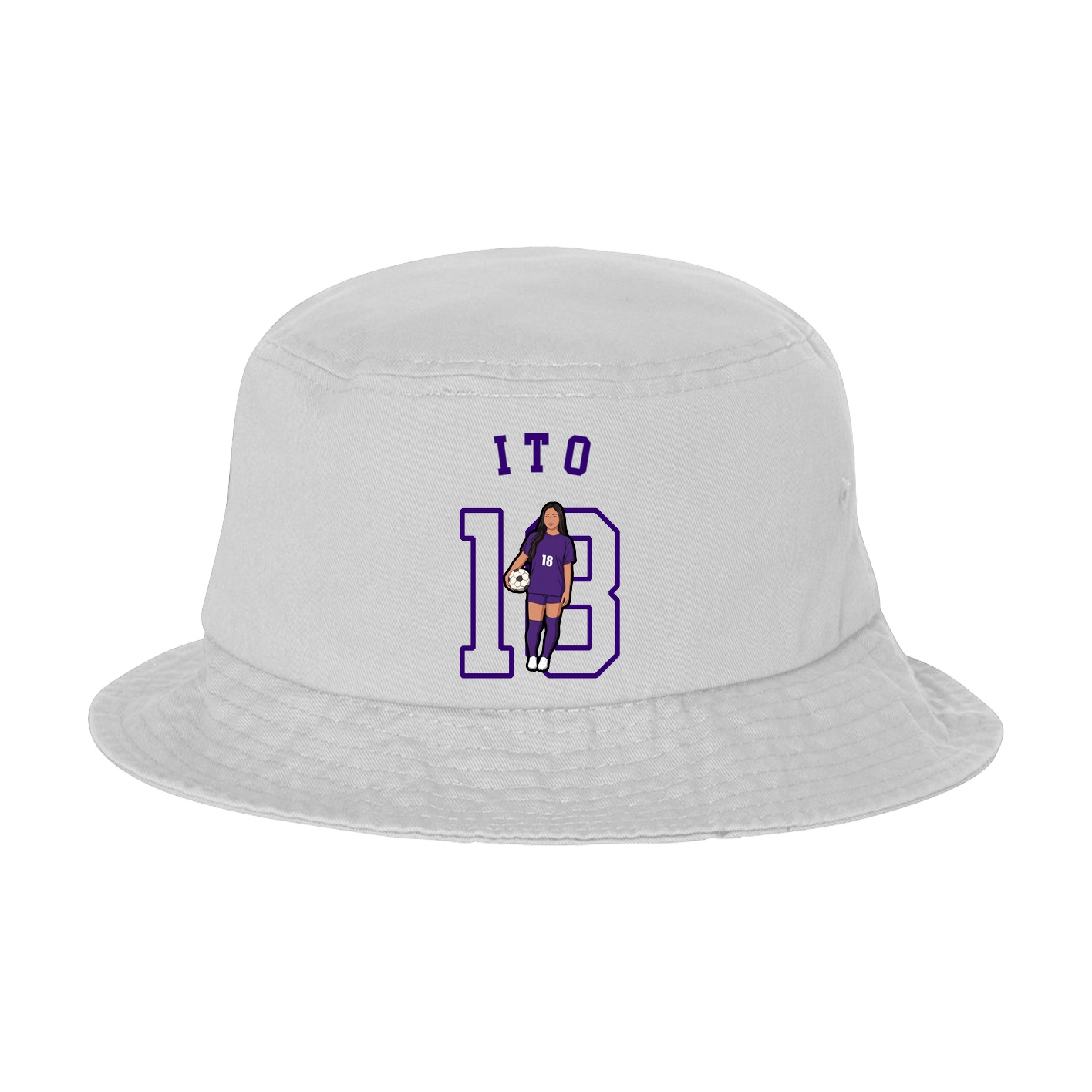 Bucket Cap — Shirsey Arch in White