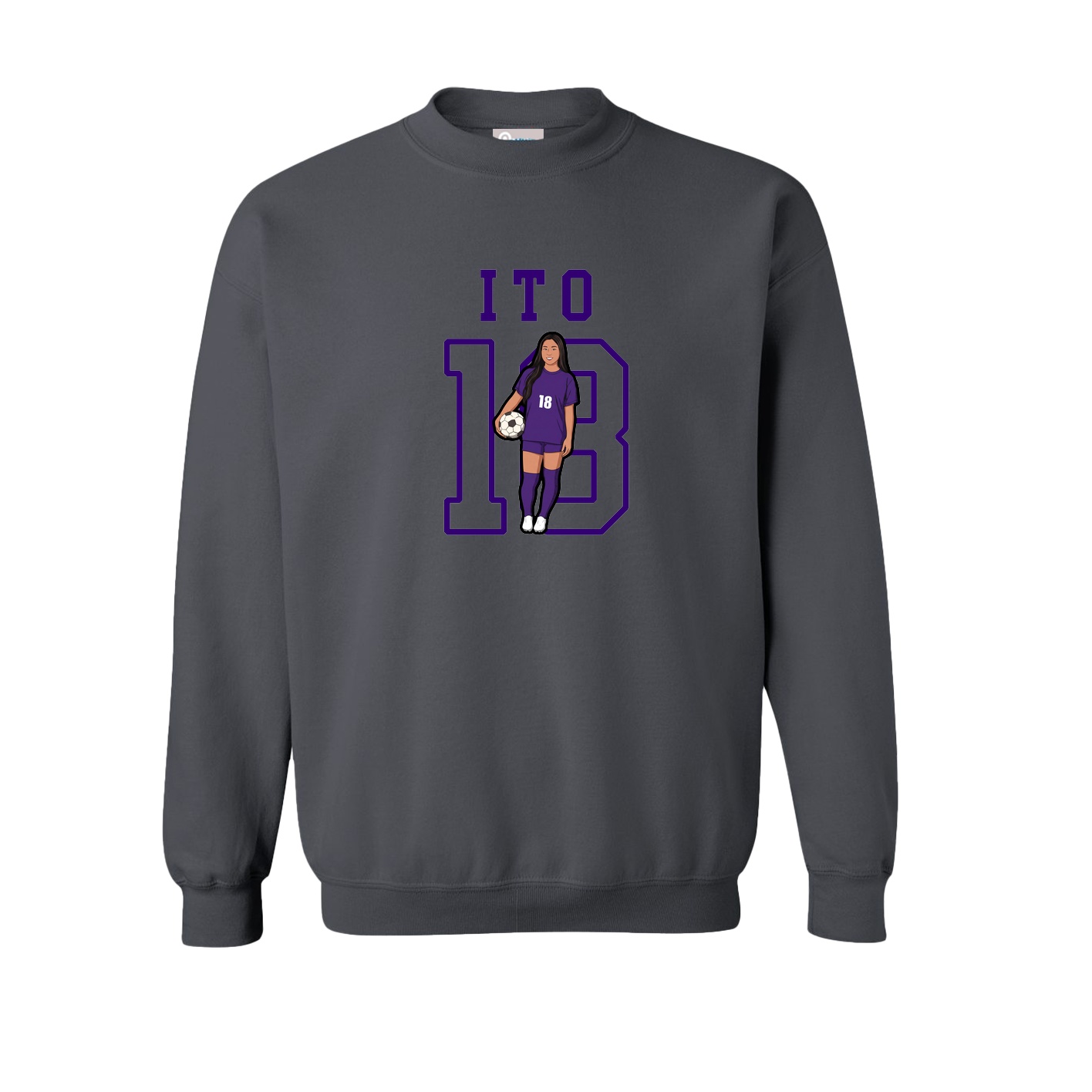Fleece Crew — Shirsey in Grey