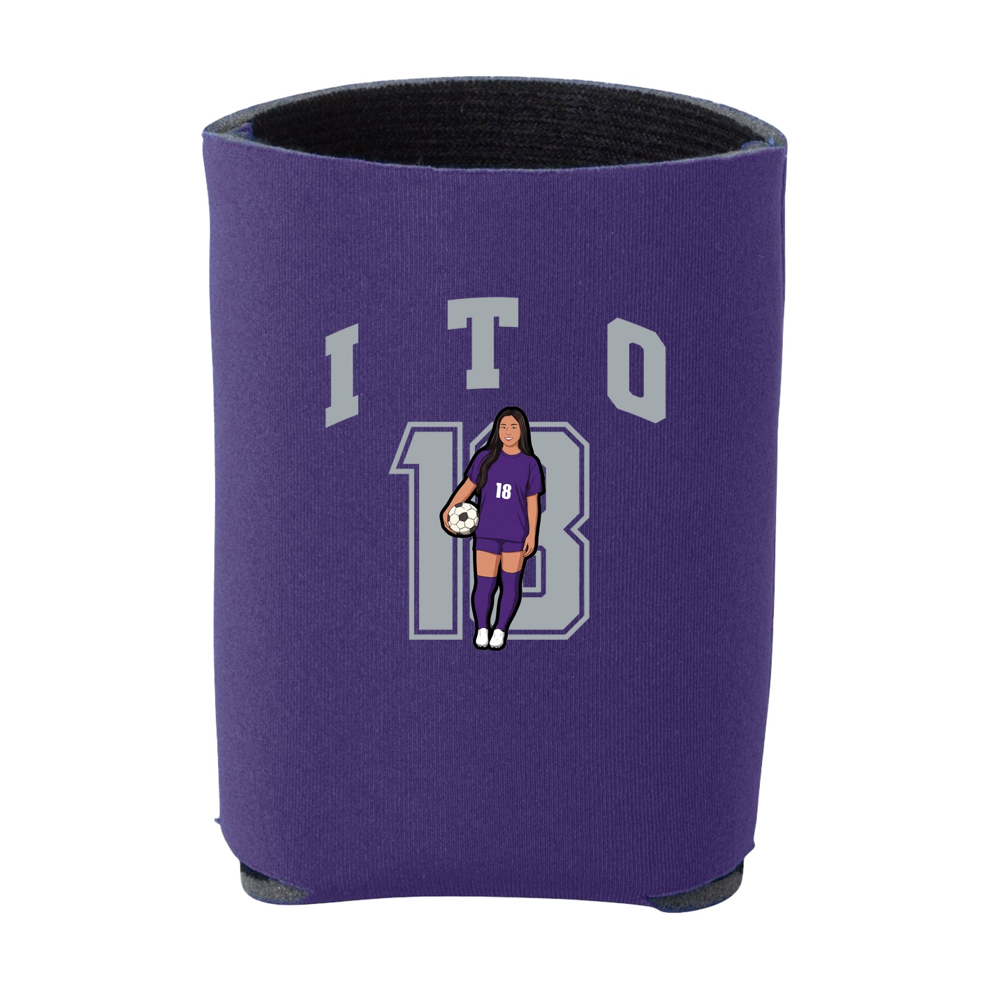 Can Holder — Number in Purple